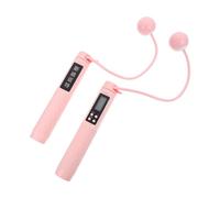 Gatuida 1 Pair Cordless Jump Rope with Counter of Intelligent Weighted Skipping Ropes for Fitness Workouts for Slimming and Shaping Portable Exercise Equipment for Women