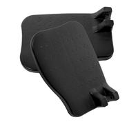 Gatuida 1 Pair Elevating Wheelchair Footrest Pad Heavy Duty Footrest Replacement for Wheelchair Users Slip Design Durable Pedals Safe and Reliable Support for Lower Limb Movement Disorders