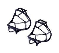Gatuida 1 Pair Ice Snow Crampons for Shoes Non Slip Traction Cleats Skid Footwear Covers for Outdoor Activities Suitable for Hiking Climbing and Mountaineering Lightweight Easy to Store