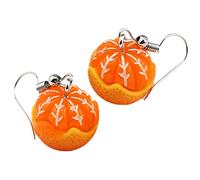 Gatuida 1 Pair Orange Shaped Earrings for Women Lightweight Fruit Dangle Jewelry Eye Catching Orange Color for Parties Birthdays Anniversaries and Special Occasions
