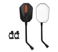 Gatuida 1 Pair Scooter Side Mirror 10mm Thread Wide Angle for Tricycle | Rear View Mirrors for Motorcycle Scratch Resistant, Handlebar Mirror for Daily Commuting, Outside Rearview