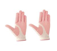 Gatuida 1 Pair Womens Golf Gloves Fit Comfortable Hand Protection for Outdoor Golfing Durable Slide Material Flexible Design with Firm Stitching Golfs Hand Protector for Female Golfers