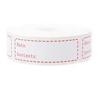 Gatuida 1 Roll Food Storage Reminder Labels Stickers for Freezer and Refrigerator Cold Resistant Easy Peel Off Strong Adhesive Food Marker for Kitchen Organization