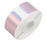 Gatuida 1 Roll Thermal Labels Holographic 15x35mm for Mini Printer, Pink | Easy Peel Backing, 210 Tape/Roll, Clear Printing, Self Adhesive Print Paper Refill for Name Tag Barcode Address