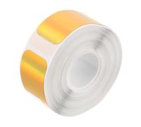 Gatuida 1 Roll Thermal Labels Holographic 15x35mm for Mini Printer, Yellow | Easy Peel Backing, 210 Tape/Roll, Clear Printing, Self Adhesive Print Paper Refill for Name Tag Barcode Address