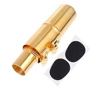 Gatuida 1 Set Alto Saxophone Accessories Creative Metal Mouthpiece Kit for Alto Sax Durable Instrument Supplies with Excellent Workmanship and Polished Surface for Professionals and