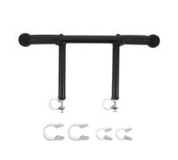 Gatuida 1 Set Baby Stroller Handlebar Extender - Plastic Pushchair Handle Extension Bar Accessories with 3 Pairs Different Size Clips - for Travel Picnics and Family Outings