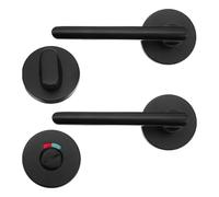 Gatuida 1 Set Bathroom Stall Door Latch: Bathroom Privacy Lock with Indicator - Steel Toilet Door Lock Occupied Vacant Indication Bolt for Public Washrooms