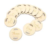 Gatuida 1 Set Cards Set Announcement Signs for Newborn Monthly Growth Premium Quality Circles for Shower and Photo Props