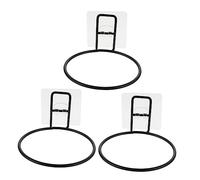 Gatuida 1 Set Creative Pet Bowl Holder Wall Mounted Rack for Feeders Punch Installation Design for Cats Dogs
