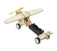 Gatuida 1 Set DIY Airplane Model Kit for Educational Stem for Science Experiments Easy Assembly Glider Plane Inspire Curiosity Creativity Boys