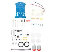Gatuida 1 Set DIY Smart Robot Car Kit Educational Line Following Stem Experiment for Enhance Electronics Skills Great for Diyers and Students Random Color