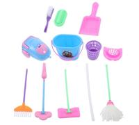 Gatuida 1 Set Dollhouse Cleaning for Miniature Housekeeping Tools for Realistic Play House Cleaning Equipment Vivid Design for Creative Fun and Home Decoration Random Color