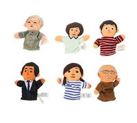 Gatuida 1 Set Family Finger Puppets Cloth Finger Dolls for Creative Educational for Home Kindergarten Parties Safe Fun Comforting Play