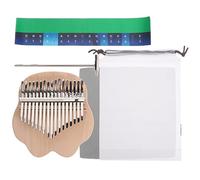 Gatuida 1 Set Keys Kalimba Thumb Piano for Beginners Portable Musical Instrument for Adults Crystal Transparent Design Easy to Play Safe Materials for Music Lovers