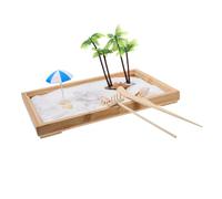 Gatuida 1 Set Mini Ocean Scene Sand Tray Play Kit Relaxing Zen Garden Decor for Home Office Creative Ocean Life Mini Sandbox Collectible for Crafts Enthusiasts