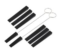 Gatuida 1 Set Professional Piano Tuning Kit with Mute Fork Long Mute Strips Essential Tools for Tuning Repair Durable Materials Easy to Use for Beginners