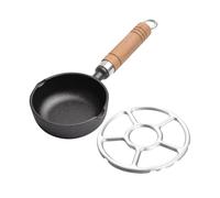 Gatuida 1 Set Small Butter Melting Pot Frying Pan with Handle Nonstick Cooking Tool for Sauces Hot Oil Dishes and Egg Frying for Induction and Gas Use