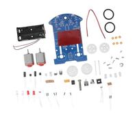 Gatuida 1 Set Smart Robot Car Kit DIY Educational Soldering Project for Hands for Beginners and Electronics Enthusiasts Motorized Line Following Experiment Kit Random Color