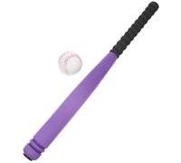 Gatuida 1 Set Sponge Rubber Baseball Set for Wear Resistant Bat Ball for Fun Outdoor Plaything to Enhance Coordination Motor Skills for Backyard Party Activities Random Color