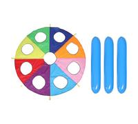 Gatuida 1 Set Toddler Parachute Game: Interactive Parachute - Early Learning Activity for Cooperative Play Kindergarten Outdoor Group Activities