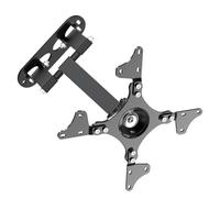 Gatuida 1 Set Tv Wall Mount Bracket Retractable Rotatable Monitor Stand for Easy Installation Living Rooms Bedrooms More Space Saving Design for LCD LED Screens