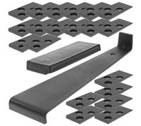 Gatuida 1 Set Wood Flooring Installation Tool Kit Vinyl Plank Flooring Tools with Tapping Block and Spacers Professional and Practical for Laminate Hardwood Projects