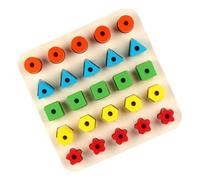Gatuida 1 Set Wooden Geometric Shape Matching for Educational Interactive Plaything for Boys and Enhances Shape Recognition and Color Learning Safe and Smell Design