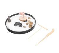 Gatuida 1 Set Zen Sand Artware Japanese Micro Landscape Table Decoration for Home Office Desk Elegant Desktop Adornment to Create Tranquility and Balance Any Space