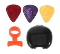 Gatuida 1 Sets Ergonomic Guitar Pick Grips Non Slip Finger Holder for Acoustic Electric Bass Ukulele for Beginners to Master Strumming Techniques and Enhance Performance