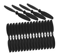 Gatuida 10 Pairs Plastic Airplane Propeller Parts Replacement for Quadcopter Model DIY Accessories Black Double-blade for Enhanced Flight Stability and Appearance