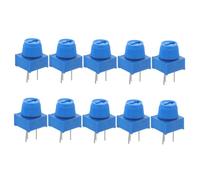 Gatuida 10 Pcs 10k Adjustable Through Hole Resistor 3 Pin High Precision Trimmer Potentiometer for Breadboard Electronics Repair