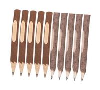 Gatuida 10 Pcs Wooden Ballpoint Pens and Tree Branch Pencils Rustic Natural Wood Finish Writing Tools for School Birthday Wedding Guest Books Camping and Party Decorations Creative and