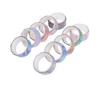 Gatuida 10 Rolls Writable Washi Circle Stickers Decorative Dot Tape for DIY Scrapbooking Journal Planner Craft Projects Multi-purpose Aesthetic Tape for Home Office Labels Easy to Stick