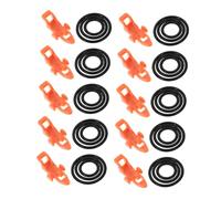 Gatuida 10 Sets Fishing Hook Keepers with Sponge Pad Lure Holders for Sea Fishing Rods for Tackle Organization and Line Tangle Prevention