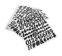 Gatuida 10 Sheets Handwritten Cursive Vinyl Alphabet Number Stickers Self-Adhesive DIY Craft Decals for Scrapbooks Greeting Cards Envelopes Phone Cases Fade-Resistant Decorative Labels