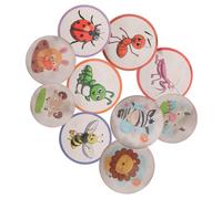 Gatuida 10 Sheets Reusable Potty Training Color Changing Stickers with Cartoon Animals PVC Adhesive for Toddler Boys and Girls Portable Toilet Training Supply