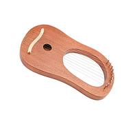 Gatuida 10 String Portable Lyre Harp String Musical Instrument Kit with Premium and Rounded Edge Strings for Beginners and Music Lovers