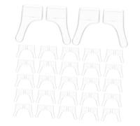 Gatuida 100 Pairs Transparent Silicone Glasses Ear Grips Slip Temple Tips Sleeves for Eyewear and Sunglasses Flexible Comfortable Soft Covers Secure Hold for Various Eyeglass Arms