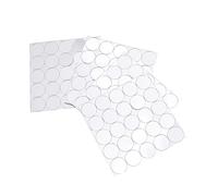 Gatuida 100 Pcs Round Acrylic Mirror Stickers, Silver 2cm Adhesive Back Diy Wall Decal, Removable Wall Art Sticker for Living Room Bedroom Home Decoration