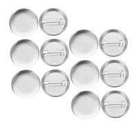 Gatuida 100 Sets DIY Blank Badge Button Kit Tinplate Pin Parts for Crafts Craft Accessories for Shirts Hats and More