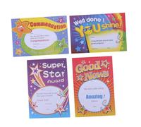 Gatuida 100 Sheets A5 Certificate Paper for School Cartoon Student Award Certificate Paper of Commendation Supplies for Kindergarten and Primary Use