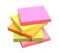 Gatuida 100 Sheets Color Post Pads for Home Office School Use Convenient Memo Pads for Quick Thoughts Reminders Random Color