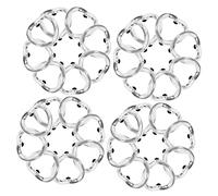 Gatuida 100Pcs Alloy Heart Charm Beads Hollow Heart Frame for DIY Jewelry Making for Bracelets and Necklaces Durable and Smooth Edges for Valentine Day