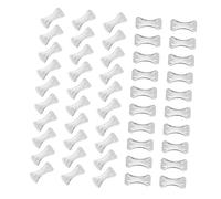 Gatuida 100pcs Aluminum Bandage Clips Durable Metal Clasps for Body Wraps Replaceable Fasteners for Sprains and Strains Practical Support for Medical and Clothing Uses