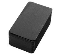 Gatuida 100pcs Black Kraft Paper Blank Cards for Invitations and Thank You Notes Portable Mini Note Cards for English Vocabulary Learning School and Home Use Versatile Flashcards Bulk