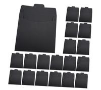 Gatuida 100pcs Black Kraft Paper CD DVD Sleeves Multipurpose Storage Envelopes for Cards Tickets Documents Lightweight Durable Packaging Holder for Home Travel