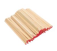 Gatuida 100Pcs Blank Buddhism Fortune Sticks Vintage Chinese Divination Prop Smooth Bamboo for Personal Games and Religious Use Home Temple Office