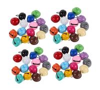 Gatuida 100pcs Colorful Mini Pet Bells Candy-colored Jingle Bells for Cat and Dog Collars Clear Sound Safety Charms for Outdoor Locating and DIY Jewelry Crafting