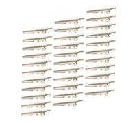 Gatuida 100Pcs Electrical Spring Clamps Iron Alligator Clips Test Clips for Soldering and Wiring Practical Crocodile for Electrical Appliances and Crafts